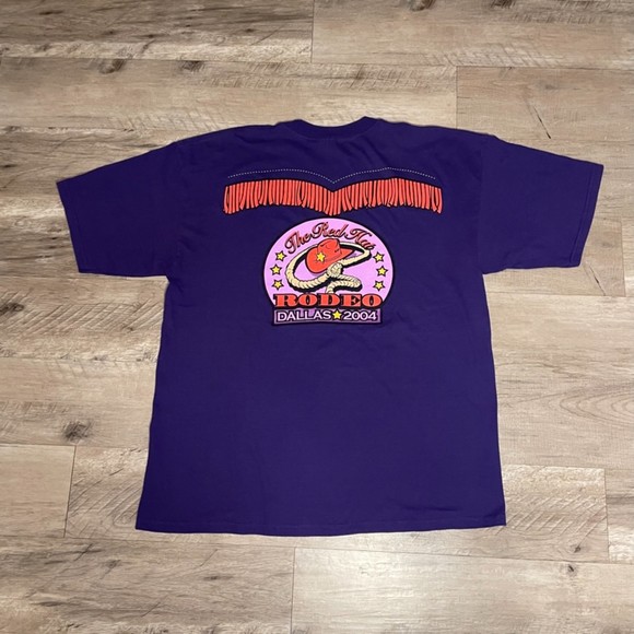 The Red Hat Rodeo Dallas 2004 T-Shirt Purple Size XL - Picture 4 of 4